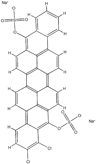 Vat Violet 1, Solubilised Struktur