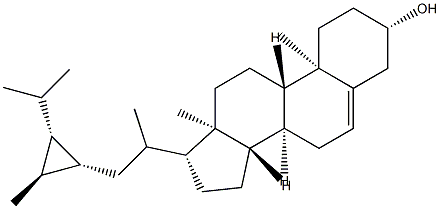 Pregn-5-en-3-ol, 20-methyl-21-(2-methyl-3-(1-methylethyl)cyclopropyl)- , (3beta,20R,21(1R,2R,3S))-|