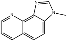 3H-Imidazo[4,5-h]quinoline,3-methyl-(9CI) Structure