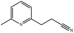 2-Pyridinepropanenitrile,6-methyl-(9CI) Structure