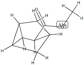 Tricyclo[2.2.1.02,6]heptane-3-carboxylic acid, methyl ester, stereoisomer (9CI) 结构式