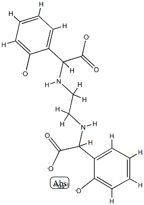 gallium(68)-ethylenediamine-N,N'-bis(2-hydroxyphenylacetic acid) 结构式