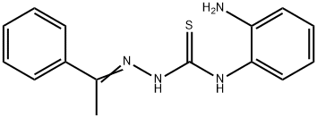 (1E)-1-Phenylethanone N-(2-aminophenyl)thiosemicarbazone Structure