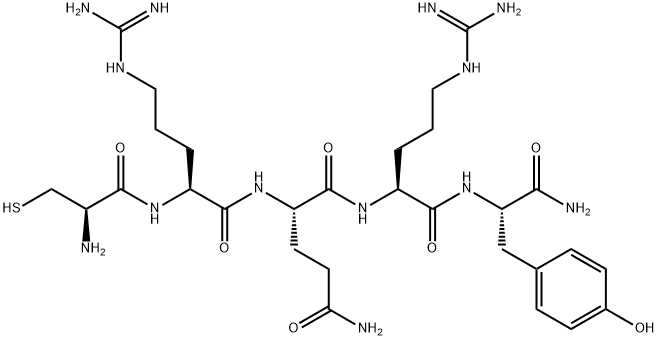 neuropeptide Y (32-36) amide, Cys- Structure