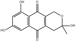 6-O-demethyl-5-deoxyfusarubin Structure