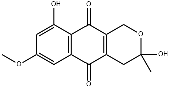 5-deoxyfusarubin Structure