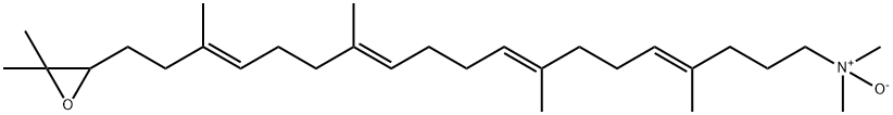 22,23-epoxy-2-aza-2,3-dihydrosqualene N-oxide 结构式