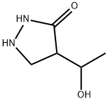 3-Pyrazolidinone,4-(1-hydroxyethyl)-(9CI) Structure