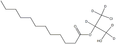 rac 2-Lauroyl-3-chloropropanediol-d5|