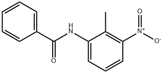 2-甲基-3-硝基苯基苯甲酰胺 结构式