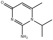 4(1H)-Pyrimidinone,2-amino-6-methyl-1-(1-methylethyl)-(9CI) Structure