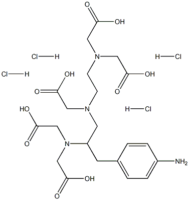 1-(4-aminobenzyl)-DTPA Structure