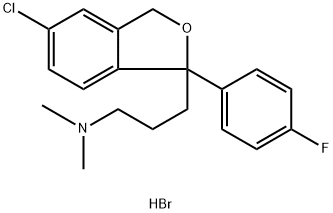 5-Chlorodescyano Citalopram Hydrobromide Structure