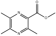 Methyl 3,5,6-trimethylpyrazine-2-carboxylate 化学構造式