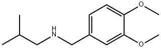 [(3,4-dimethoxyphenyl)methyl](2-methylpropyl)amine, 133344-81-7, 结构式