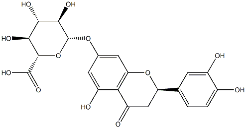 eriodictyol 7-glucuronide Structure