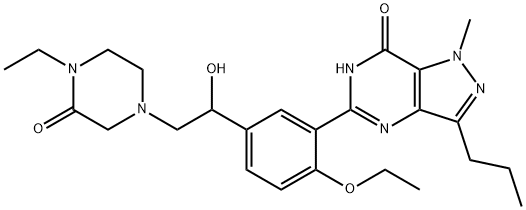 Piperazonifil Structure