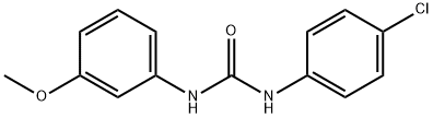 N-(4-chlorophenyl)-N'-(3-methoxyphenyl)urea Struktur