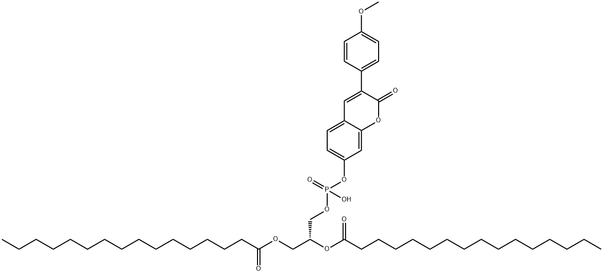 133640-28-5 1,2-dipalmitoyl-alpha-phosphatidyl-3-(4-methoxyphenyl)umbelliferone