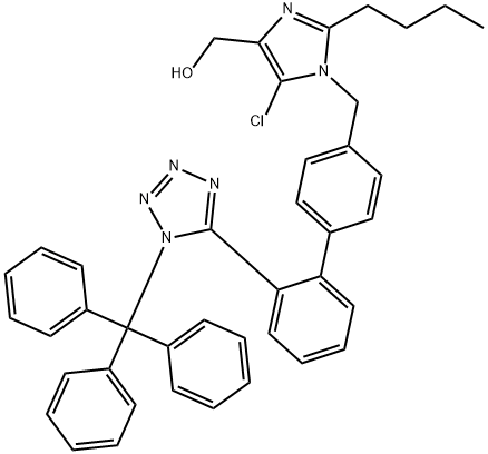 氯沙坦杂质24, 133727-10-3, 结构式