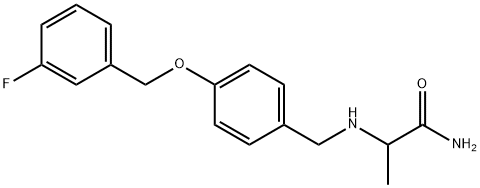 SAFINAMIDE,133866-14-5,结构式