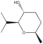 2H-Pyran-3-ol,tetrahydro-6-methyl-2-(1-methylethyl)-,(2alpha,3bta,6alpha)-(9CI),133909-68-9,结构式