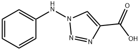 1H-1,2,3-Triazole-4-carboxylicacid,1-(phenylamino)-(9CI) Structure