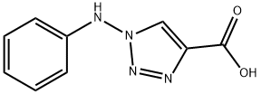 1H-1,2,3-Triazole-4-carboxylicacid,1-(phenylamino)-(9CI) 化学構造式