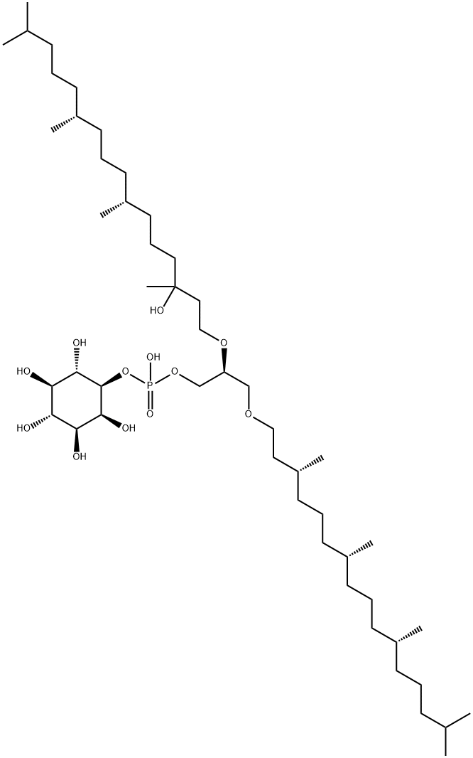 hydroxyarchaetidylinositol 结构式