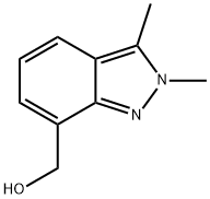 (2,3-二甲基-2H-吲唑-7-基)甲醇,1341039-35-7,结构式