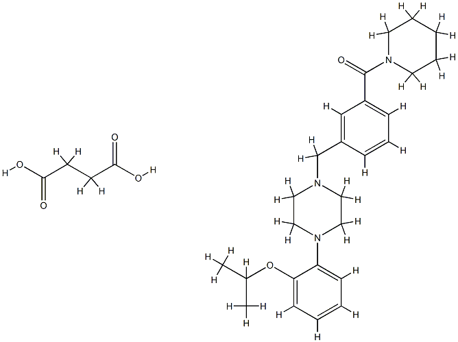 コハク酸マザペルチン 化学構造式