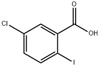 5-クロロ-2-ヨード安息香酸 化学構造式
