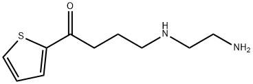 gamma-(2-aminoethylamino)-2-butryothienone Struktur