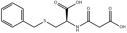 S-benzyl-N-malonylcysteine 结构式