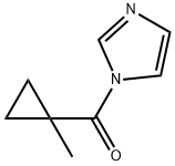 1H-Imidazole,1-[(1-methylcyclopropyl)carbonyl]-(9CI) 结构式