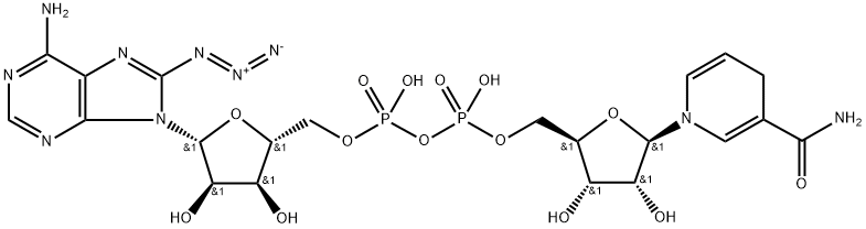 nicotinamide 8-azidoadenine dinucleotide|(2R,3S,4R,5R)-5-(6-氨基-8-叠氮基嘌呤-9-基)-3,4-二羟基四氢呋喃-2-基]甲基[[(2R,3S,4R,5R)-5-(3-氨基甲酰-4H-吡啶-1-基)-3,4-二羟基四氢呋喃-2-基]甲氧基-羟基磷酰]磷酸氢酯