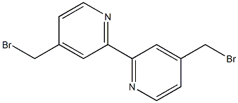 4,4'-双溴甲基-2,2'-联吡啶 结构式