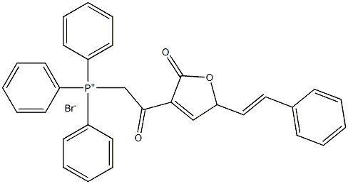 5-styryl-2-furoylmethytriphenylphosphonium Struktur