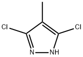 1H-Pyrazole,3,5-dichloro-4-methyl-(9CI) Struktur
