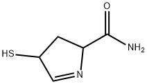 2H-Pyrrole-2-carboxamide,3,4-dihydro-4-mercapto-(9CI) Struktur