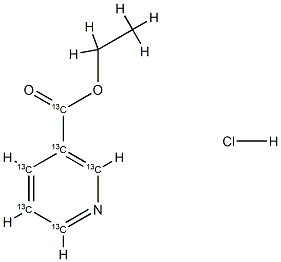 1346604-87-2 Ethyl Nicotinate-1,2',3',4',5',6'-13C6 Hydrochloride Salt