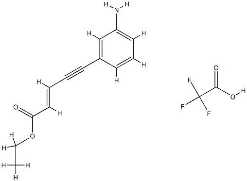 (E)-5-(3-AMinophenyl)-2-penten-4-ynoic Acid Ethyl Ester Trifluoroacetic Acid Salt price.