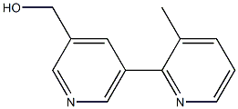 (3-methyl-2,3'-bipyridin-5'-yl)methanol Structure