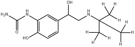 Carbuterol-d9 HeMisulfate Salt Structure