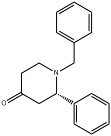 (S)-1-benzyl-2-phenylpiperidin-4-
one Structure