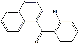 Benz[a]acridin-12(7H)-one Struktur