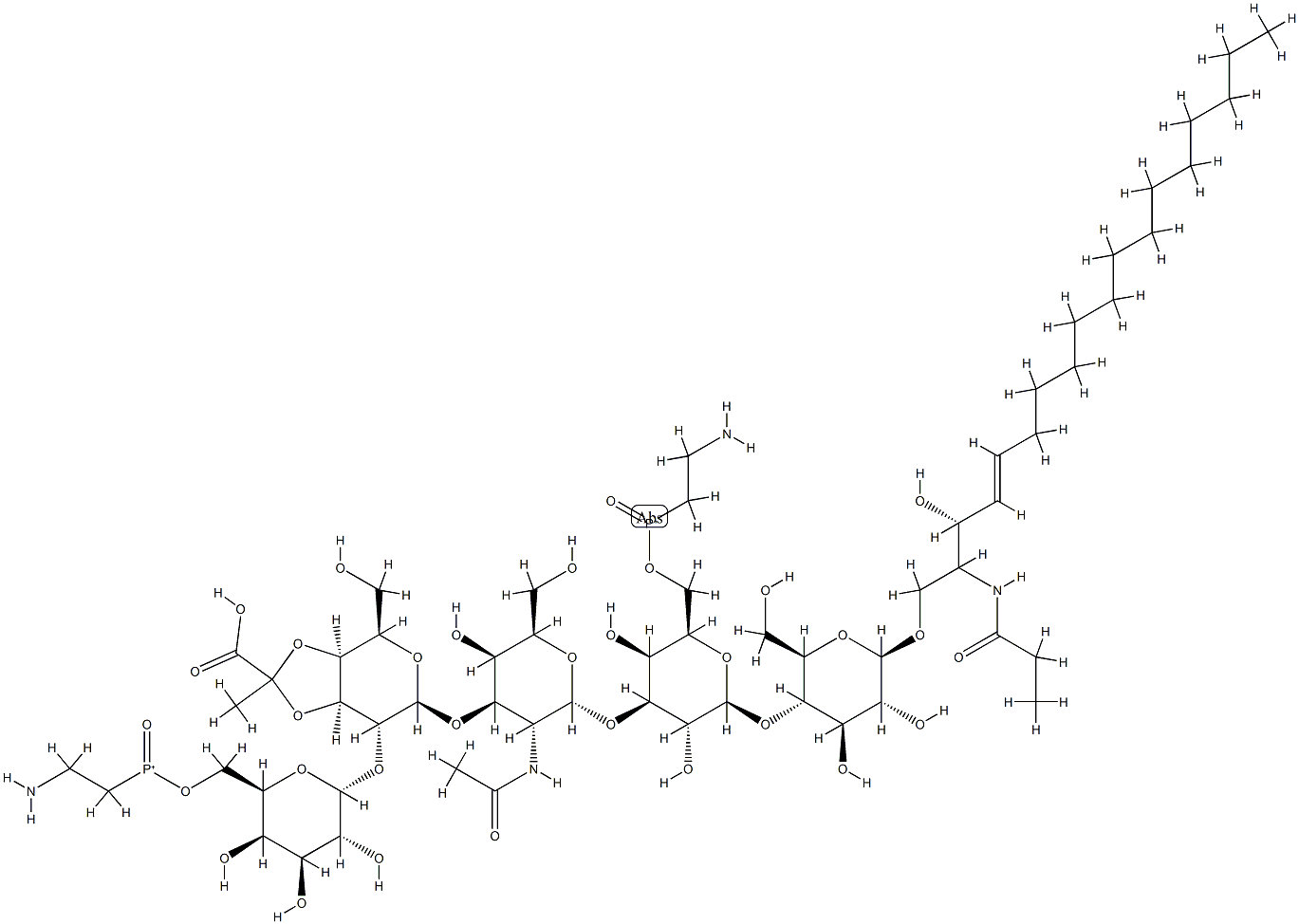 F-9 glycosphingolipid 结构式
