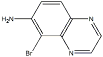 6-AMINOCHINOXALIN-5-BROMCHINOXALIN Struktur