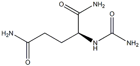 N(alpha)-carbamoylglutamine-1-amide 化学構造式