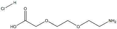 2-(2-(2-氨基乙氧基)乙氧基)乙酸盐酸盐, 134979-01-4, 结构式